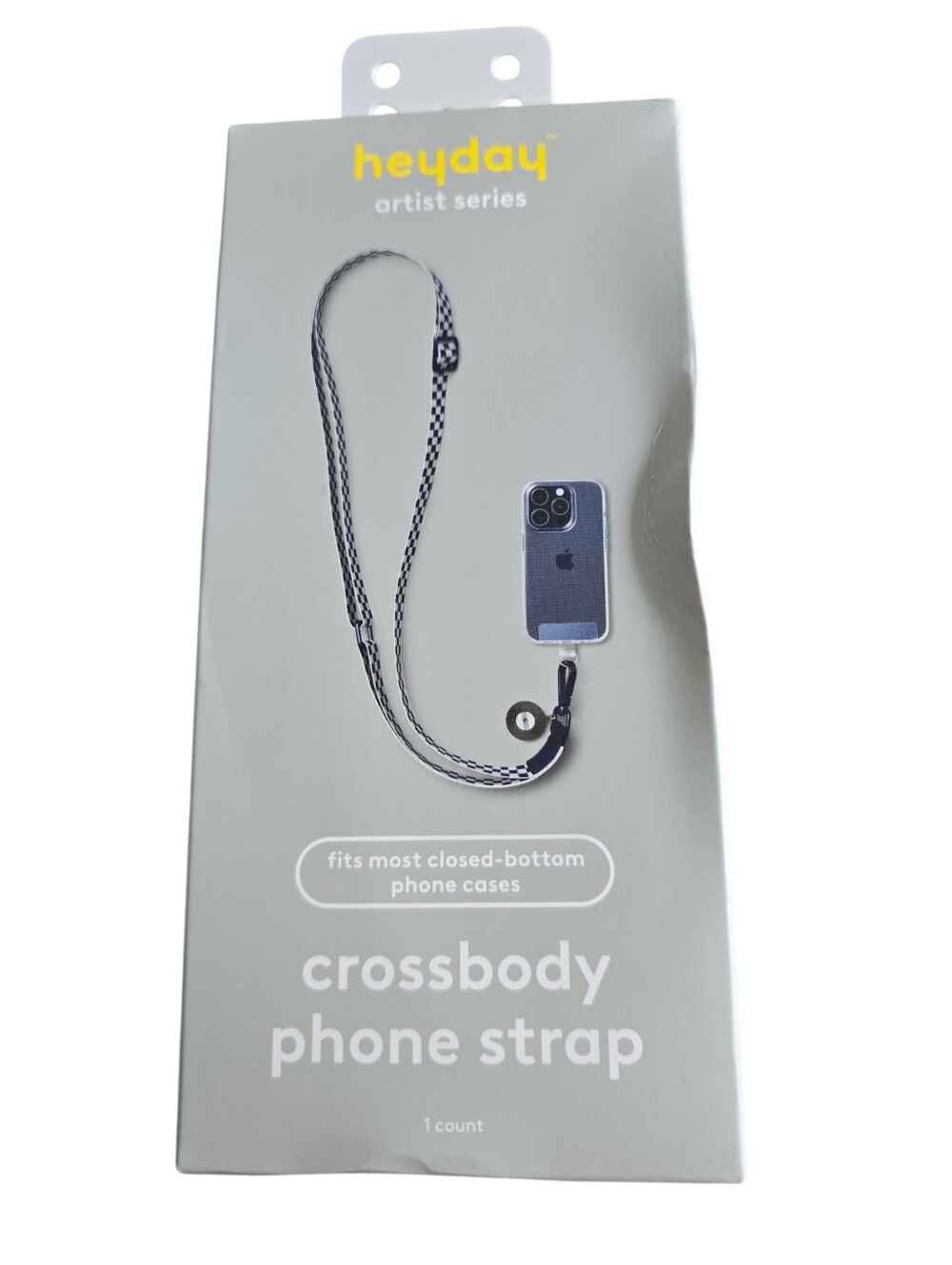 Heyday Artist Series Crossbody Phone Strap Checkerboard New Sealed